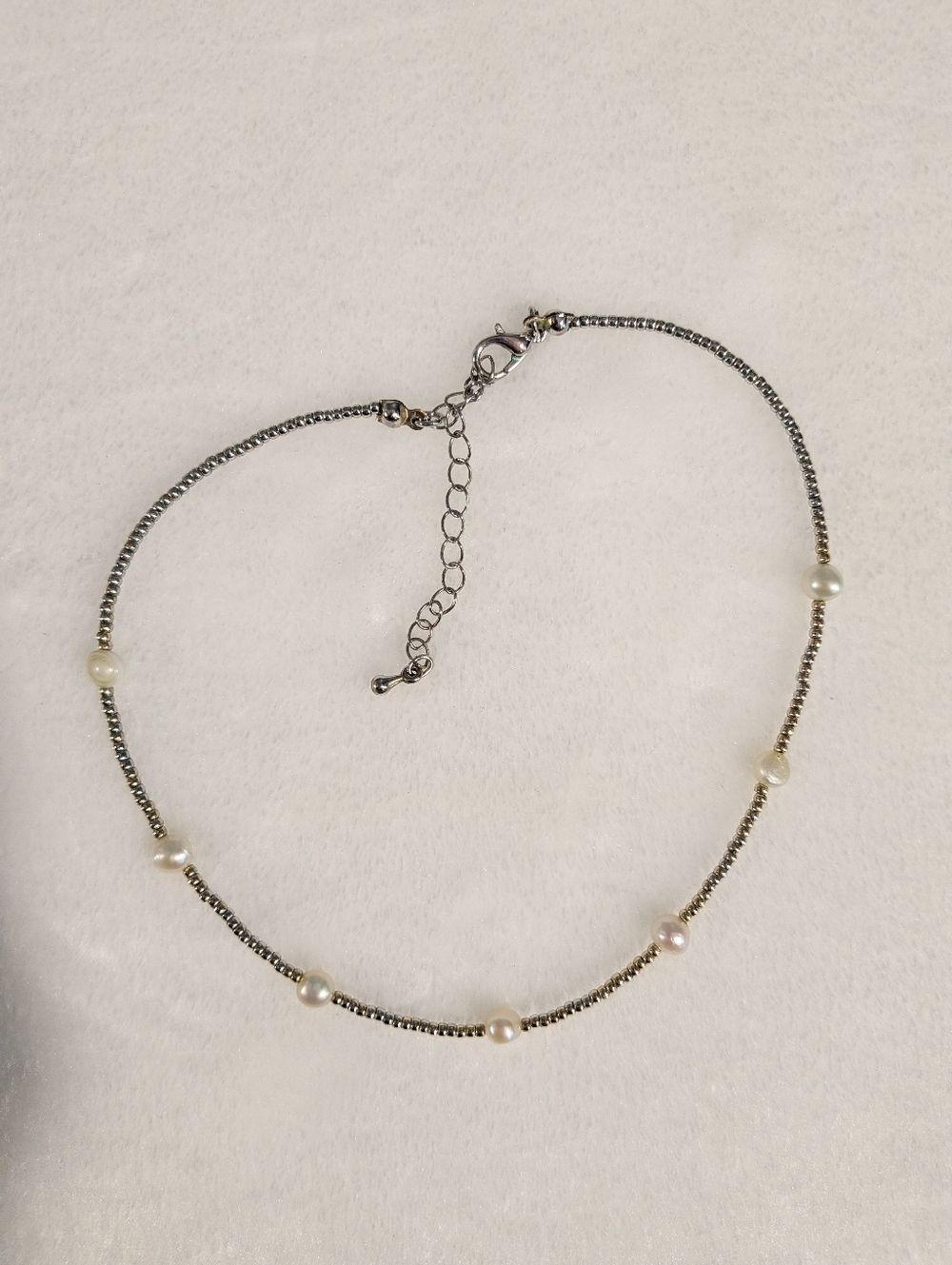 ❤️ Choker Pearl Bead Necklace